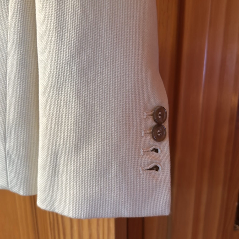 EUC! 💛 Jenni Kayne Original Boy Blazer, Cream, XL - Picture 4 of 7